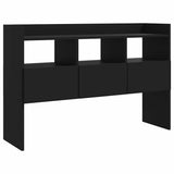 Vidaxl dressoir 105x30x70 cm bewerkt hout zwart
