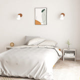 Vidaxl nachtkastjes 2 st 40x30,5x40 cm massief grenenhout wit
