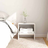 Vidaxl nachtkastjes 2 st 40x30,5x40 cm massief grenenhout wit