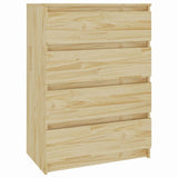 Vidaxl bijzetkast 60x36x84 cm massief grenenhout