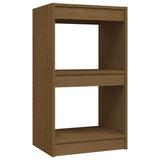 Vidaxl boekenkast 40x30x71,5 cm massief grenenhout honingbruin