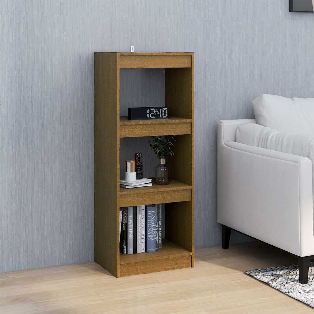 Vidaxl boekenkast kamerscherm 40x30x103,5 cm grenenhout honingbruin