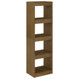 Vidaxl boekenkast kamerscherm 40x30x135,5 cm grenenhout honingbruin