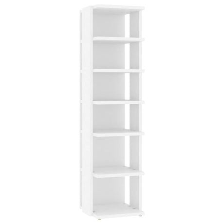 Vidaxl schoenenkast 27,5x27x102 cm bewerkt hout wit