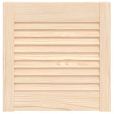 Vidaxl kastdeur met lamellen 39,5x39,4 cm massief grenenhout