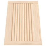 Vidaxl kastdeuren met lamellen 2 st 39,5x59,4 cm massief grenenhout