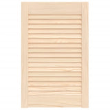 Vidaxl kastdeur met lamellen 61,5x39,4 cm massief grenenhout