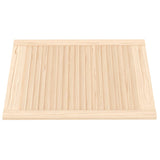Vidaxl kastdeur met lamellen 69x49,4 cm massief grenenhout