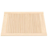 Vidaxl kastdeuren met lamellen 2 st 69x49,4 cm massief grenenhout
