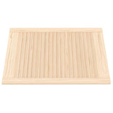 Vidaxl kastdeuren met lamellen 4 st 69x49,4 cm massief grenenhout