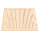 Vidaxl kastdeuren met lamellen 4 st 69x59,4 cm massief grenenhout