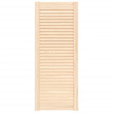 Vidaxl kastdeur met lamellen 99,3x39,4 cm massief grenenhout