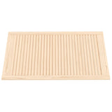 Vidaxl kastdeur met lamellen 99,3x59,4 cm massief grenenhout