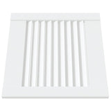 Vidaxl kastdeuren met lamellen 2 st 39,5x39,4 cm grenenhout wit