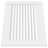 Vidaxl kastdeuren met lamellen 2 st 39,5x49,4 cm grenenhout wit