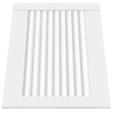 Vidaxl kastdeuren met lamellen 4 st 39,5x49,4 cm grenenhout wit