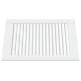 Vidaxl kastdeur met lamellen 61,5x39,4 cm massief grenenhout wit