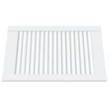 Vidaxl kastdeuren met lamellen 2 st 61,5x39,4 cm grenenhout wit