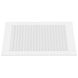Vidaxl kastdeur met lamellen 69x39,4 cm massief grenenhout wit