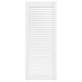 Vidaxl kastdeur met lamellen 99,3x39,4 cm massief grenenhout wit