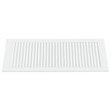 Vidaxl kastdeur met lamellen 99,3x39,4 cm massief grenenhout wit