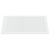 Vidaxl kastdeur met lamellen 99,3x49,4 cm massief grenenhout wit