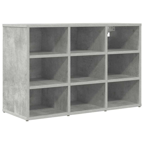 Vidaxl schoenenkast betongrijs 77,5 x 30 x 51 cm bewerkt hout