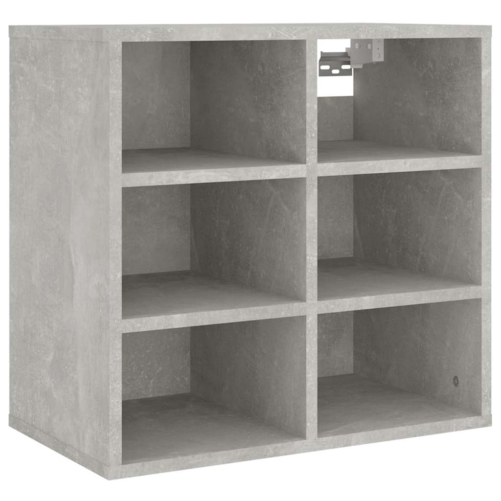 Vidaxl schoenenkast 52,5x30x50 cm betongrijs