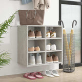 Vidaxl schoenenkast 52,5x30x50 cm betongrijs