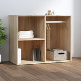 Vidaxl kledingkast 80x40x65 cm bewerkt hout sonoma eikenkleurig