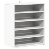 Vidaxl schoenenkast 60x35x70 cm bewerkt hout wit