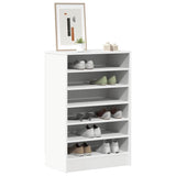 Vidaxl schoenenkast 60x35x92 cm bewerkt hout wit