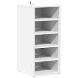 Vidaxl schoenenkast 31,5x35x70 cm bewerkt hout wit