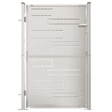 VidaXL Tuinpoort 100x150 cm roestvrij staal