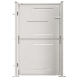 VidaXL Tuinpoort 100x150 cm roestvrij staal