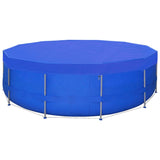 VidaXL Zwembadhoezen 2 st rond 90 g m² 460 cm PE