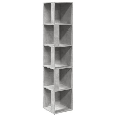Vidaxl hoekkast 33x33x164,5 cm bewerkt hout betongrijs