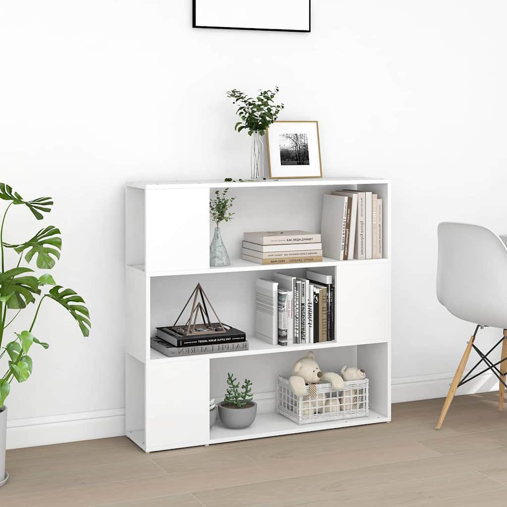 Vidaxl boekenkast kamerscherm 100x24x94 cm wit