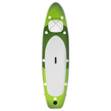 Vidaxl stand up paddleboardset opblaasbaar 300x76x10 cm groen