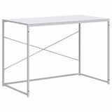 Vidaxl computerbureau 110x60x70 cm bewerkt hout wit