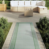 Vidaxl buitenkleed arakil 80x250 cm polypropeen groen