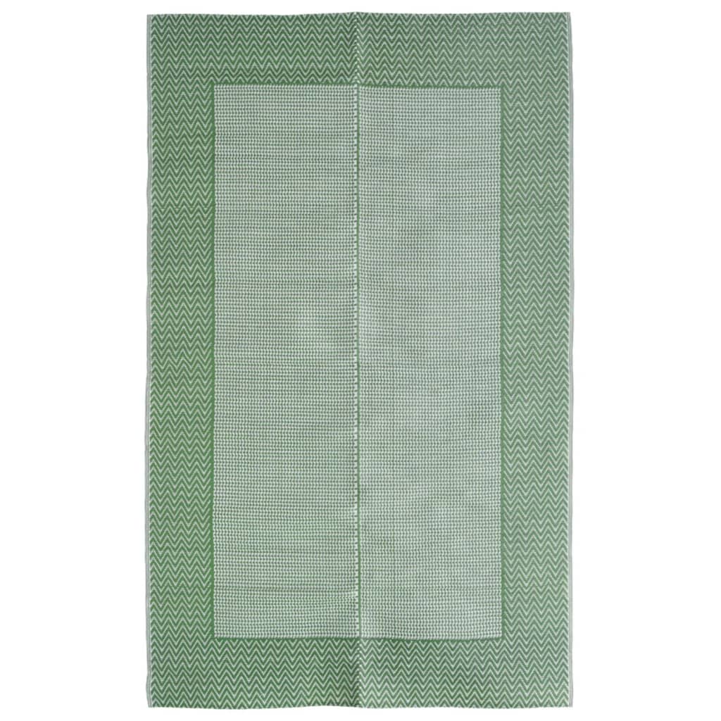 VidaXL Buitenkleed 190x290 cm polypropeen groen