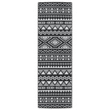Vidaxl buitenkleed arakil 80x250 cm polypropeen zwart
