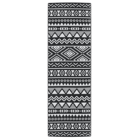 Vidaxl buitenkleed arakil 80x250 cm polypropeen zwart