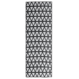 Vidaxl buitenkleed arakil 80x250 cm polypropeen zwart