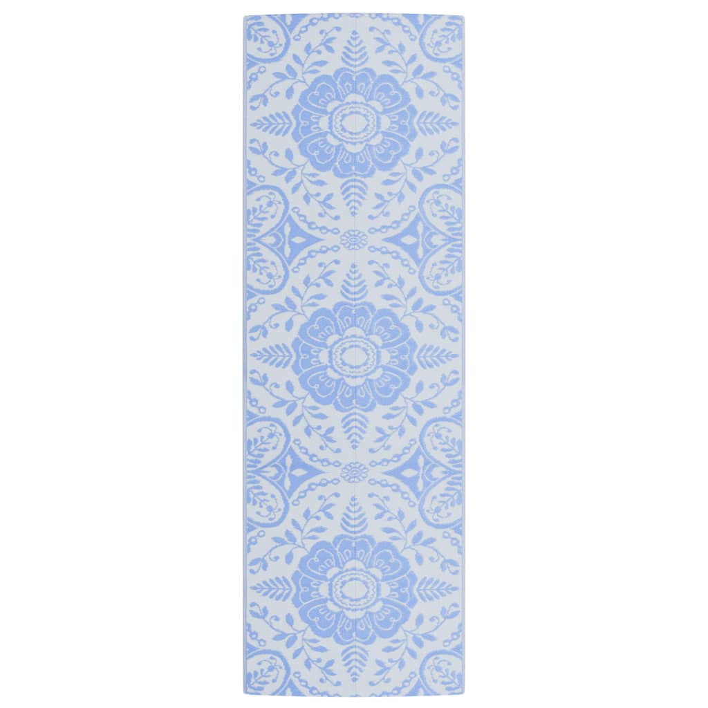 Vidaxl buitenkleed arakil 80x250 cm polypropeen babyblauw