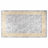 Vidaxl vloerkleed wasbaar anti-slip 120x180 cm grijs