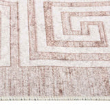 Vidaxl vloerkleed wasbaar anti-slip 120x180 cm beige
