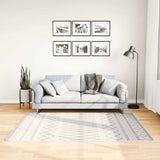 Vidaxl vloerkleed wasbaar anti-slip 120x180 cm zwart en wit