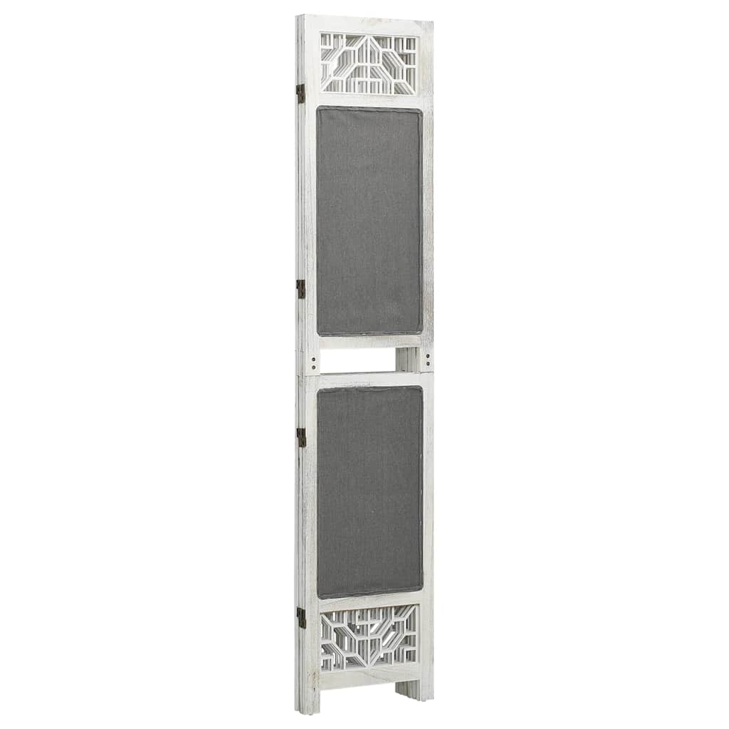 Vidaxl kamerscherm met 3 panelen 105x165 cm stof grijs
